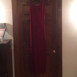 Maroon Tank maxi